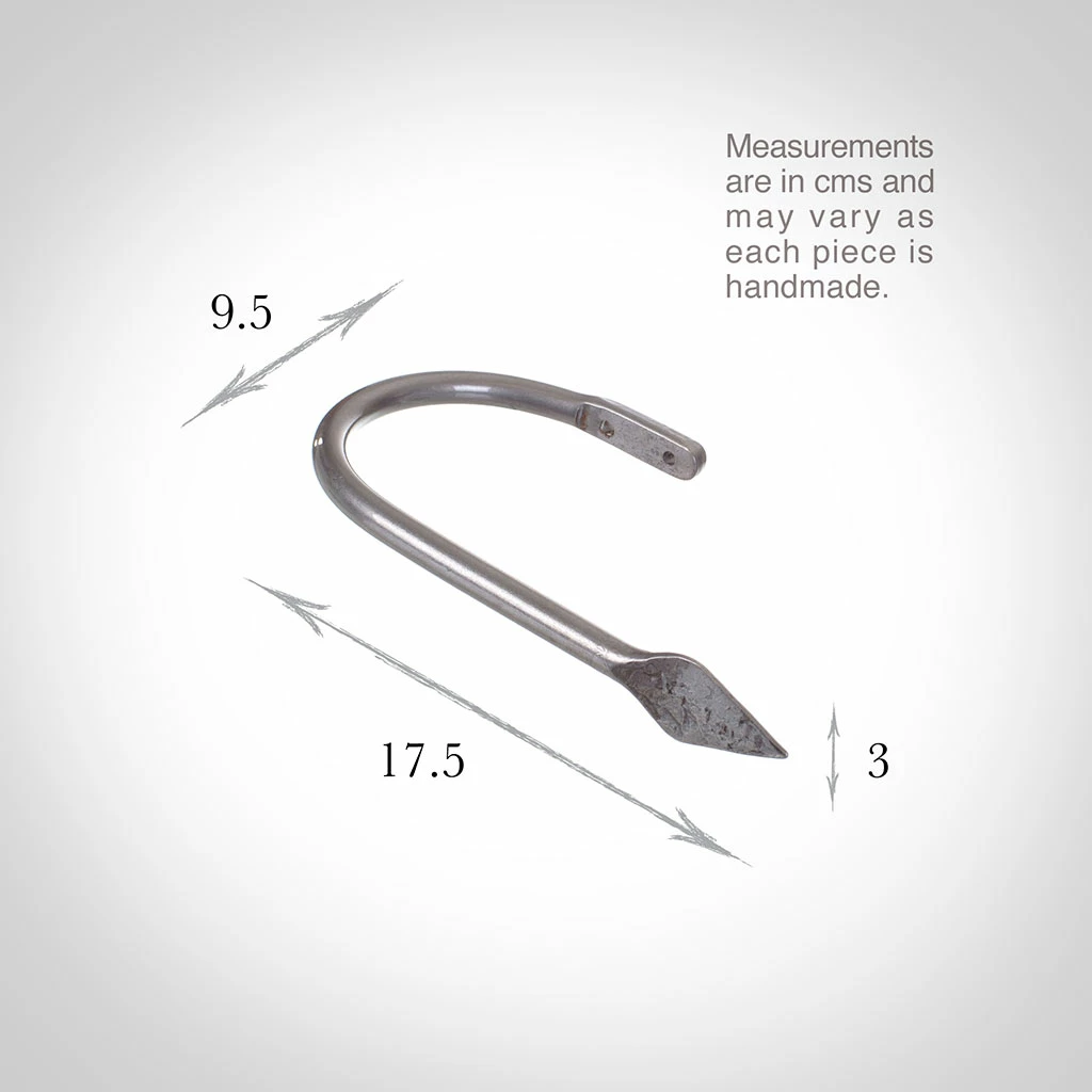 Large Spear Holdback In Polished 5 Large Spear Holdback In Polished - Image 3