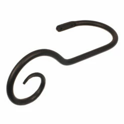 Large Bishop's Crook Holdback (Left Side) In Beeswax