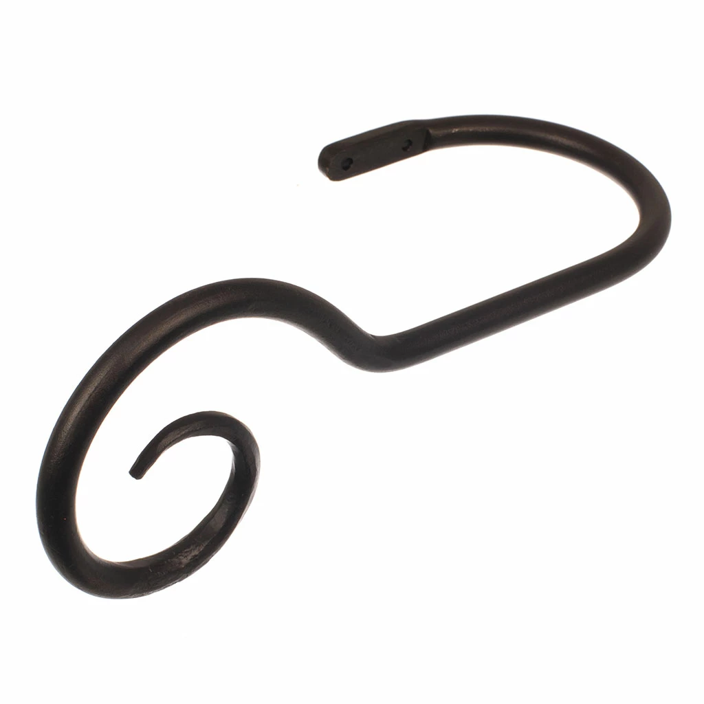 Large Bishop's Crook Holdback (Left Side) In Beeswax 3 Large Bishop's Crook Holdback (Left Side) In Beeswax