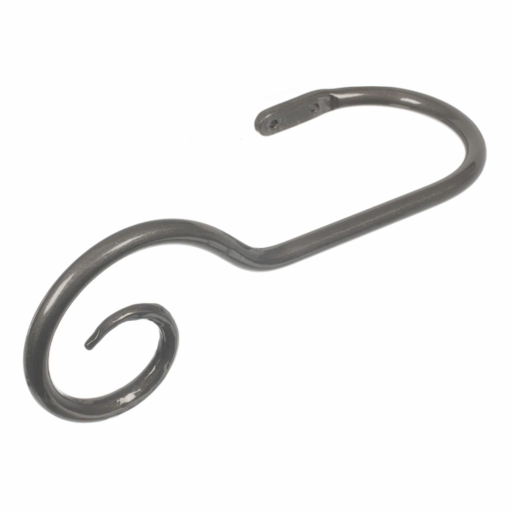 Large Bishop's Crook Holdback (Left Side) In Polished 3 Large Bishop's Crook Holdback (Left Side) In Polished