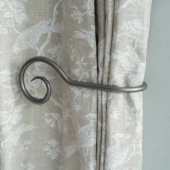 Large Bishop's Crook Holdback (Left Side) In Polished 6 Large Bishop's Crook Holdback (Left Side) In Polished -Jim Lawrence Sales 637flpo 12