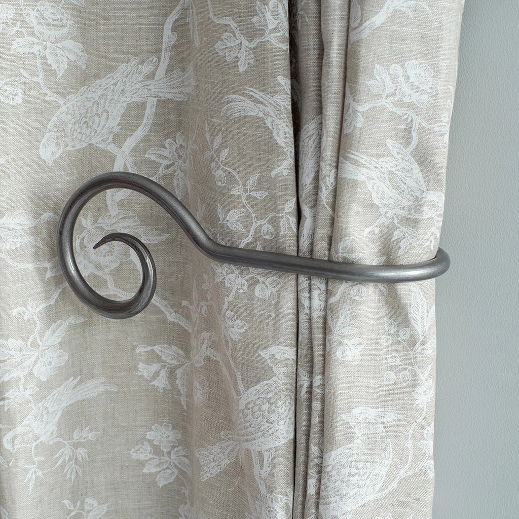 Large Bishop's Crook Holdback (Left Side) In Polished 4 Large Bishop's Crook Holdback (Left Side) In Polished - Image 2