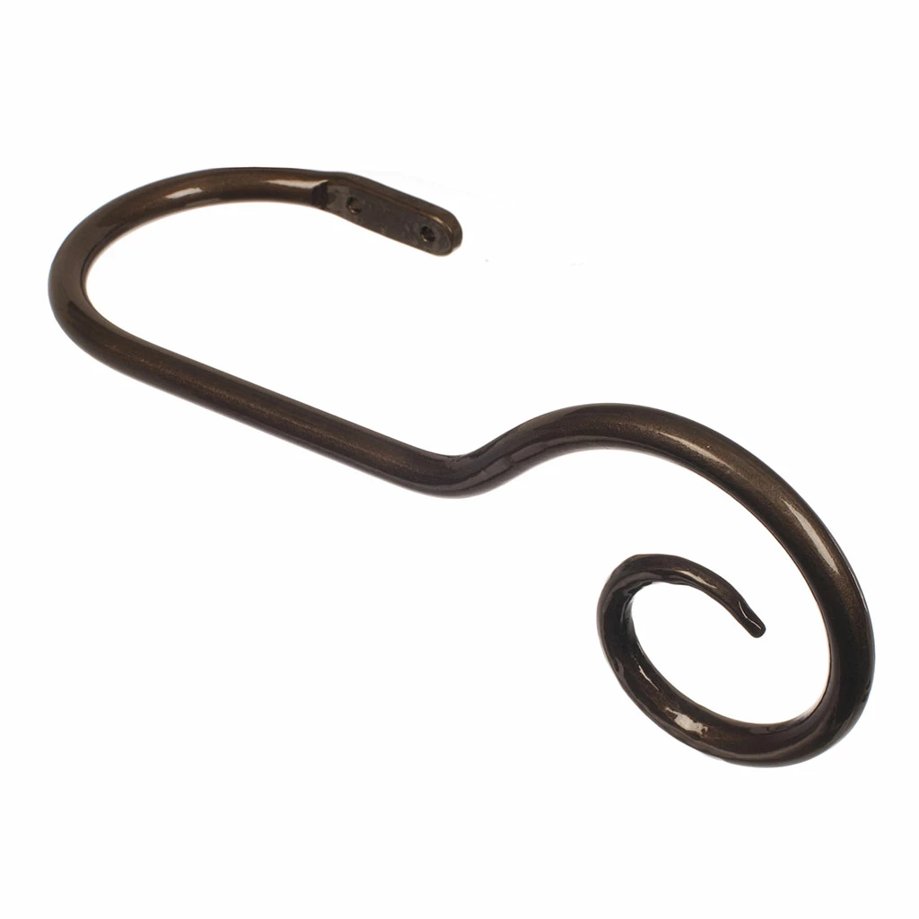 Large Bishop's Crook Holdback (Right Side) In Polished 3 Large Bishop's Crook Holdback (Right Side) In Polished