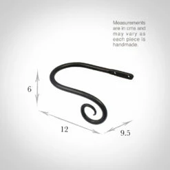Small Crook Holdback (Right Side) In Beeswax -Jim Lawrence Sales 637ggbw 13
