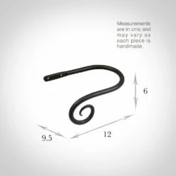 Small Crook Holdback (Left Side) In Beeswax 7 Small Crook Holdback (Left Side) In Beeswax -Jim Lawrence Sales 637gglbw 13
