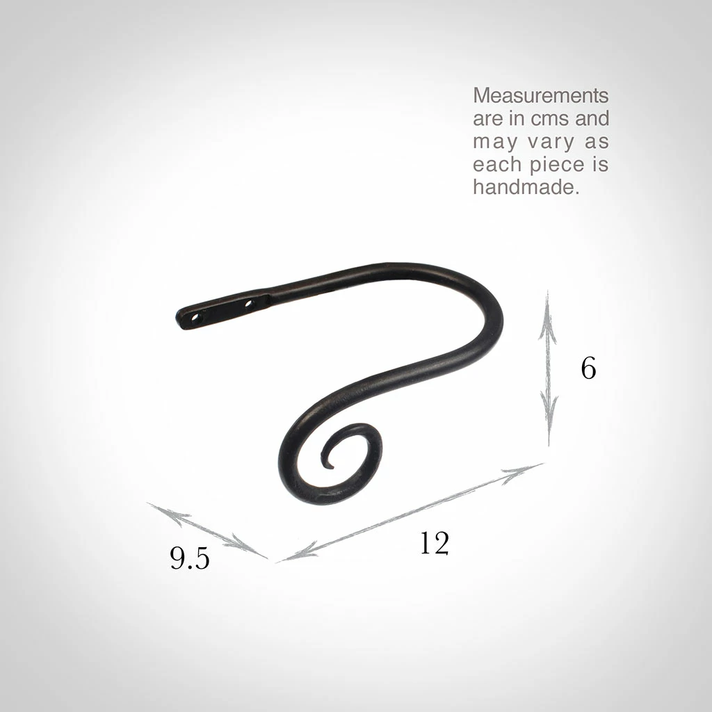 Small Crook Holdback (Left Side) In Beeswax 5 Small Crook Holdback (Left Side) In Beeswax - Image 3