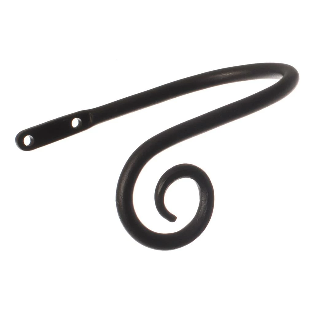 Small Crook Holdback (Left Side) In Matt Black 3 Small Crook Holdback (Left Side) In Matt Black