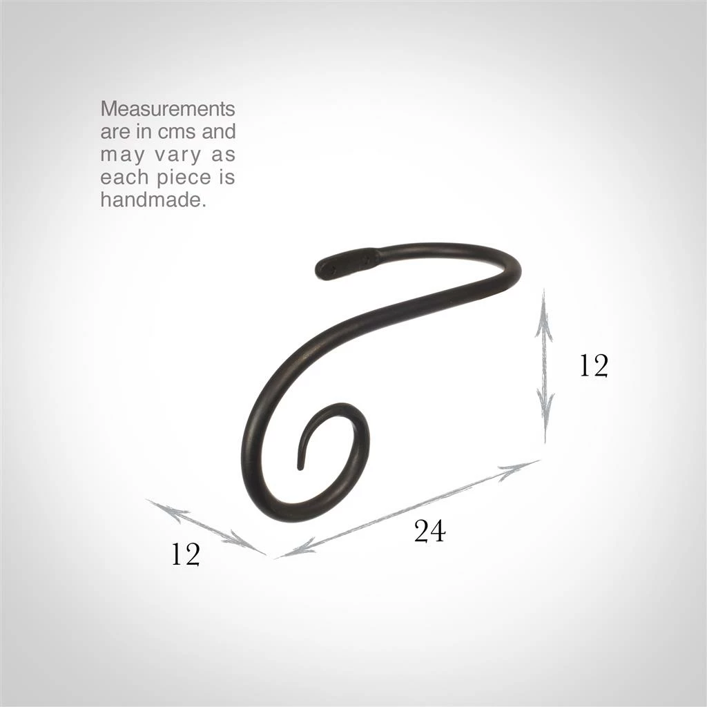 Large Crook Holdback (Left Side) In Beeswax 4 Large Crook Holdback (Left Side) In Beeswax - Image 2