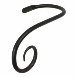 Large Crook Holdback (Left Side) In Matt Black