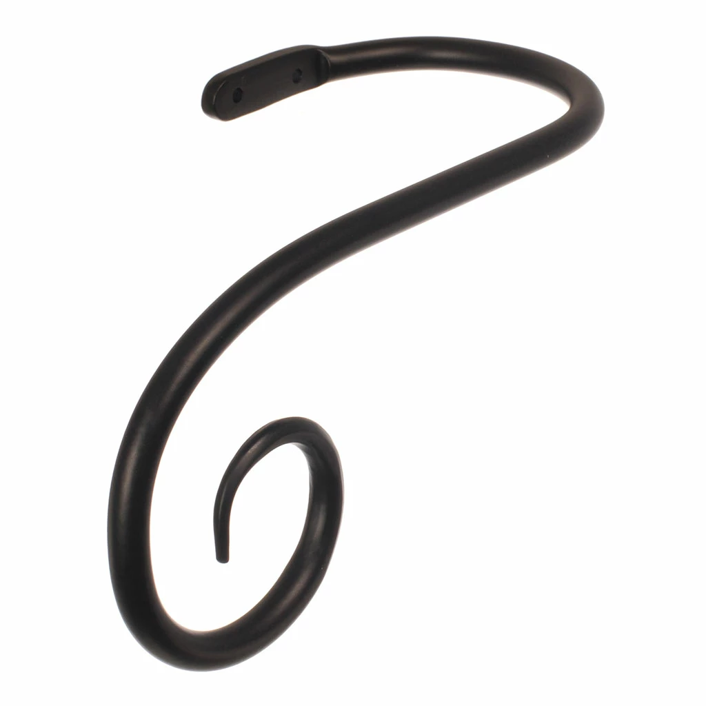 Large Crook Holdback (Left Side) In Matt Black 3 Large Crook Holdback (Left Side) In Matt Black