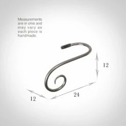 Large Crook Holdback (Left Side) In Mercury -Jim Lawrence Sales 637glme 13