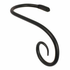 Large Crook Holdback (Right Side) In Matt Black