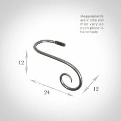 Large Crook Holdback (Right Side) In Mercury -Jim Lawrence Sales 637gme 13