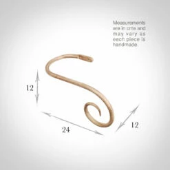 Large Crook Holdback (Right Side) In Old Ivory -Jim Lawrence Sales 637goi 13