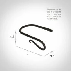 Small Shepherd's Crook Holdback (Right Side) In Beeswax 7 Small Shepherd's Crook Holdback (Right Side) In Beeswax -Jim Lawrence Sales 637jjbw 13