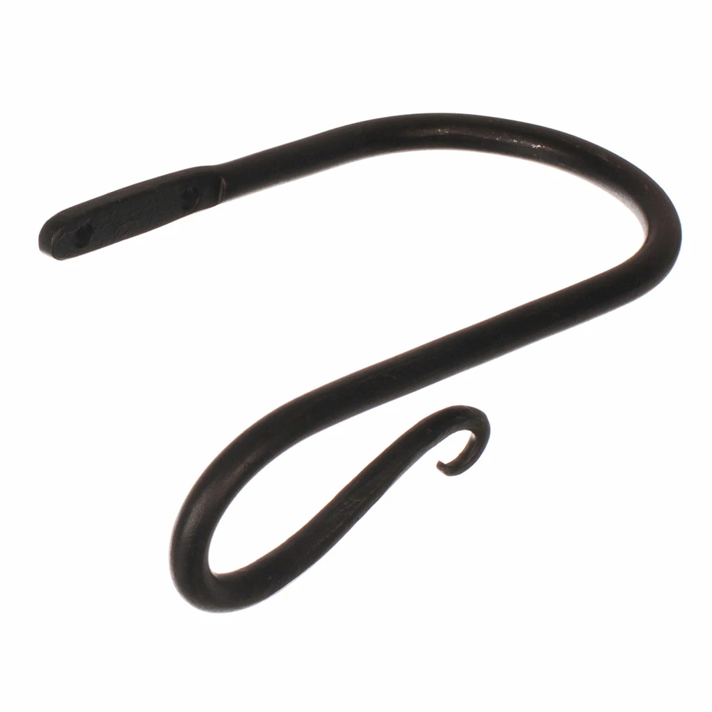 Small Shepherd's Crook Holdback (Left Side) In Beeswax 3 Small Shepherd's Crook Holdback (Left Side) In Beeswax