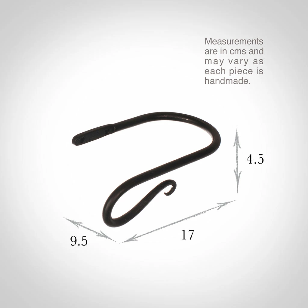 Small Shepherd's Crook Holdback (Left Side) In Beeswax 5 Small Shepherd's Crook Holdback (Left Side) In Beeswax - Image 3