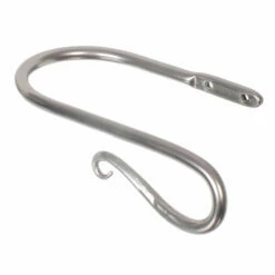 Small Shepherd's Crook Holdback (Right Side) In Mercury