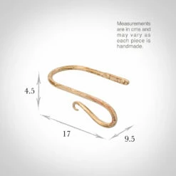 Small Shepherd's Crook Holdback (Right Side) In Old Ivory 7 Small Shepherd's Crook Holdback (Right Side) In Old Ivory -Jim Lawrence Sales 637jjoi 13