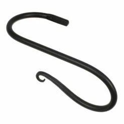 Large Shepherd's Crook Holdback (Right Side) In Matt Black