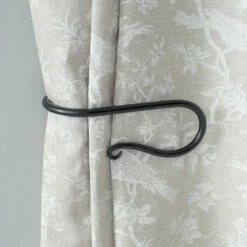 Large Shepherd's Crook Holdback (Right Side) In Matt Black 9 Large Shepherd's Crook Holdback (Right Side) In Matt Black -Jim Lawrence Sales 637jmb 12 1