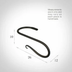 Large Shepherd's Crook Holdback (Right Side) In Matt Black 8 Large Shepherd's Crook Holdback (Right Side) In Matt Black -Jim Lawrence Sales 637jmb 13