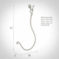 Large Swing Holdback (16cm Embrace) In Clay -Jim Lawrence Sales 637kcl 13