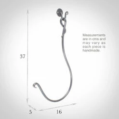 Large Swing Holdback (16cm Embrace) In Mercury 7 Large Swing Holdback (16cm Embrace) In Mercury -Jim Lawrence Sales 637kme 13