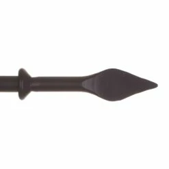 12mm Spear Finial In Matt Black