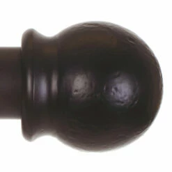 38mm Cannonball Finial In Matt Black