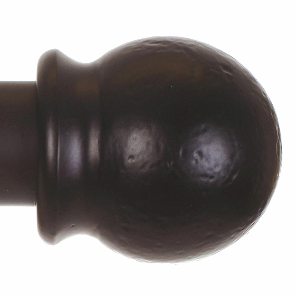 38mm Cannonball Finial In Matt Black 3 38mm Cannonball Finial In Matt Black