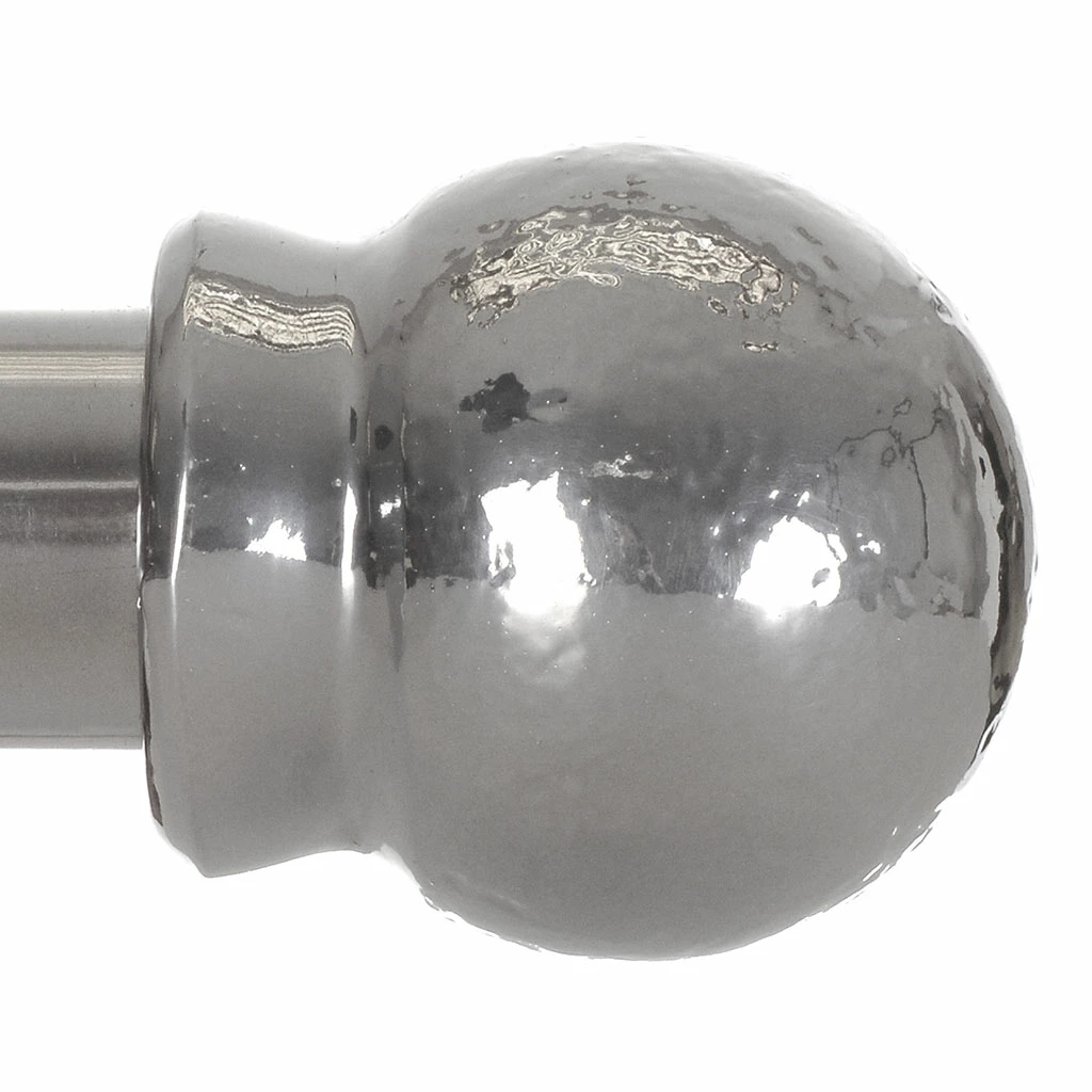 38mm Cannonball Finial In Mercury 3 38mm Cannonball Finial In Mercury