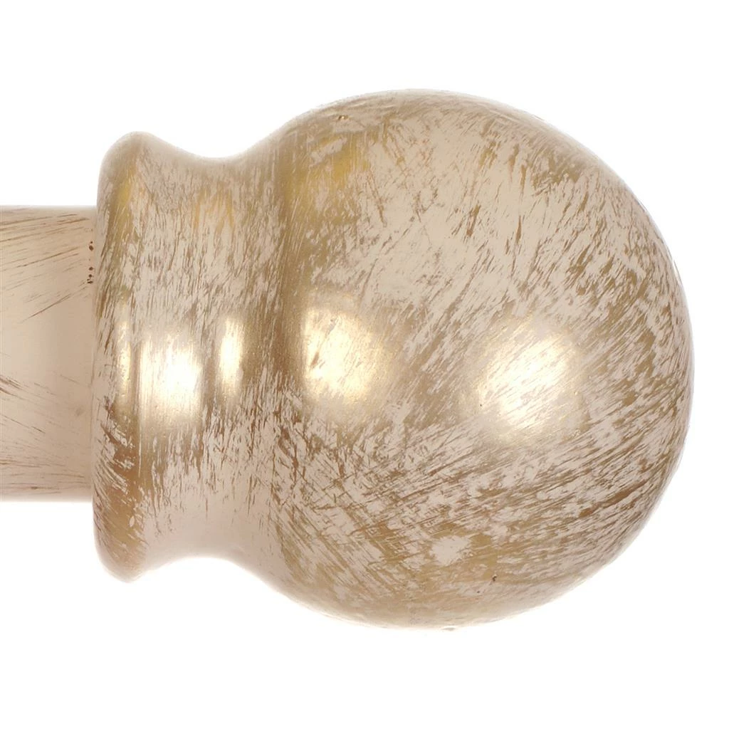 38mm Cannonball Finial In Old Ivory 3 38mm Cannonball Finial In Old Ivory