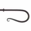 12mm Shepherd's Crook Finial In Matt Black