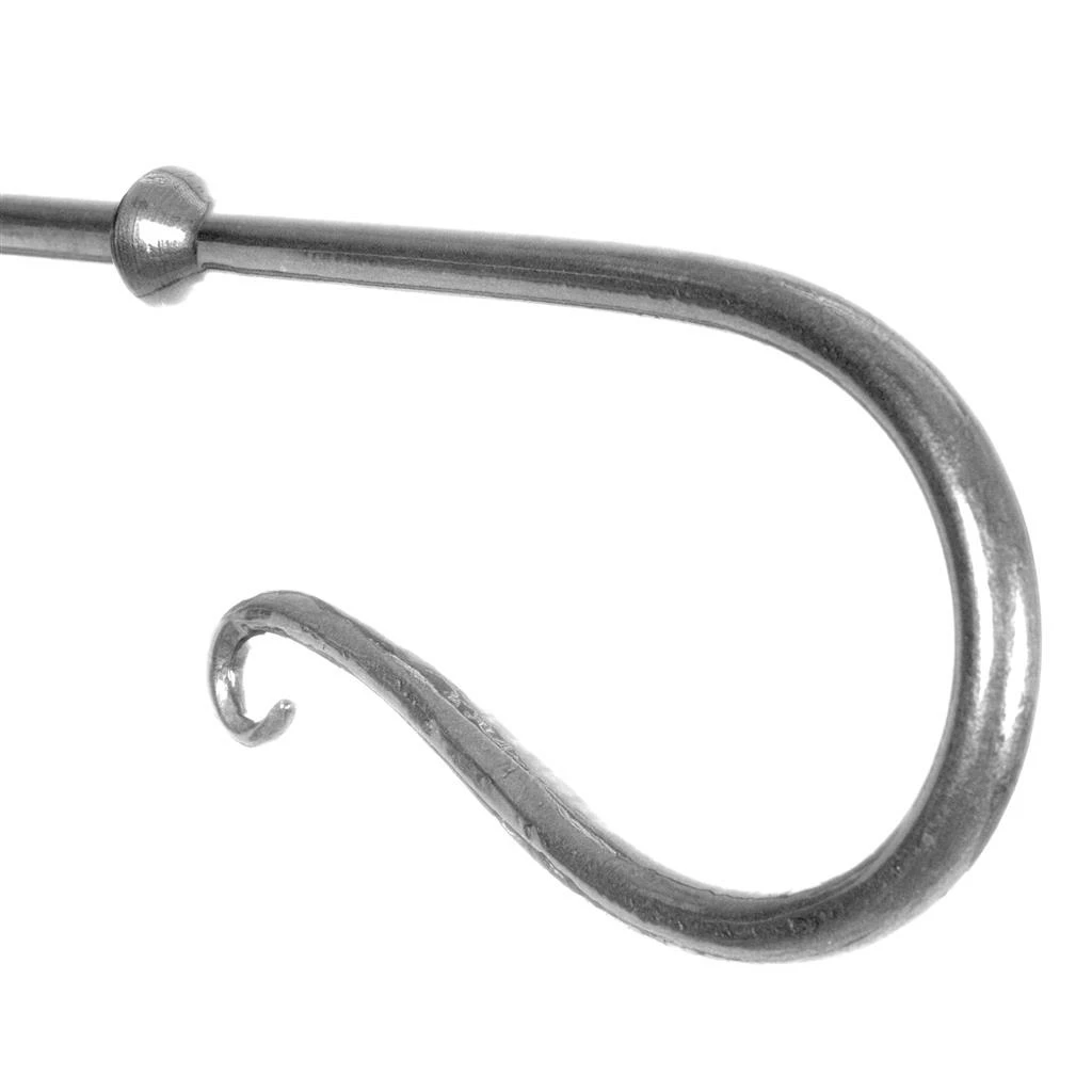 12mm Shepherd's Crook Finial In Mercury 5 12mm Shepherd's Crook Finial In Mercury - Image 3