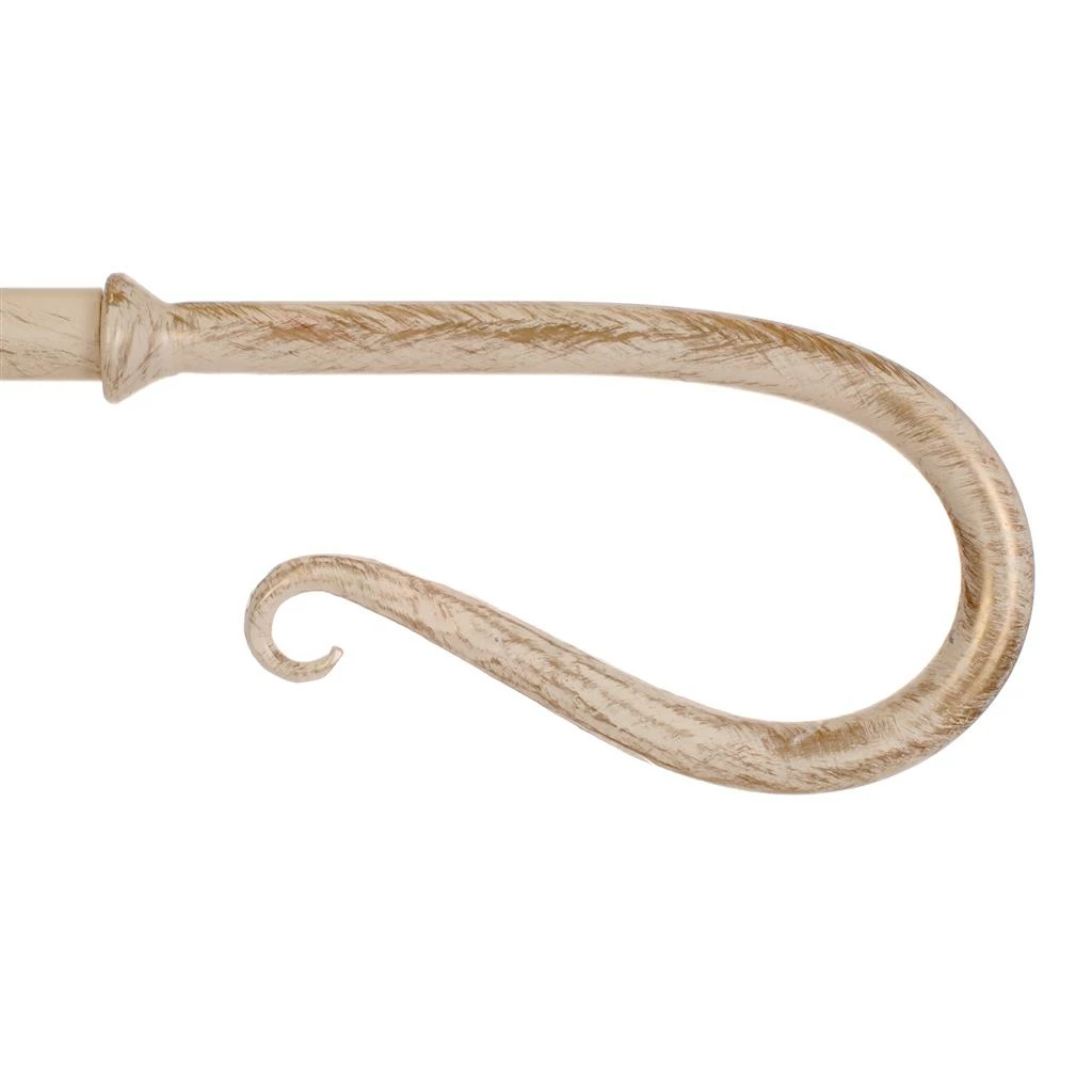 25mm Shepherd's Crook Finial In Old Ivory 3 25mm Shepherd's Crook Finial In Old Ivory