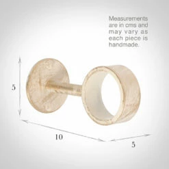 38mm Sleeve Bracket In Old Ivory 10 38mm Sleeve Bracket In Old Ivory -Jim Lawrence Sales 689oi 13