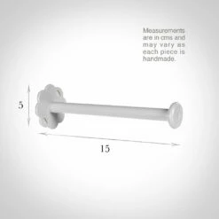 Draper's Button Holdback In Clay -Jim Lawrence Sales 691acl 13