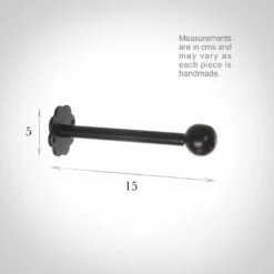 Draper's Cannonball Holdback In Matt Black -Jim Lawrence Sales 691bmb 13