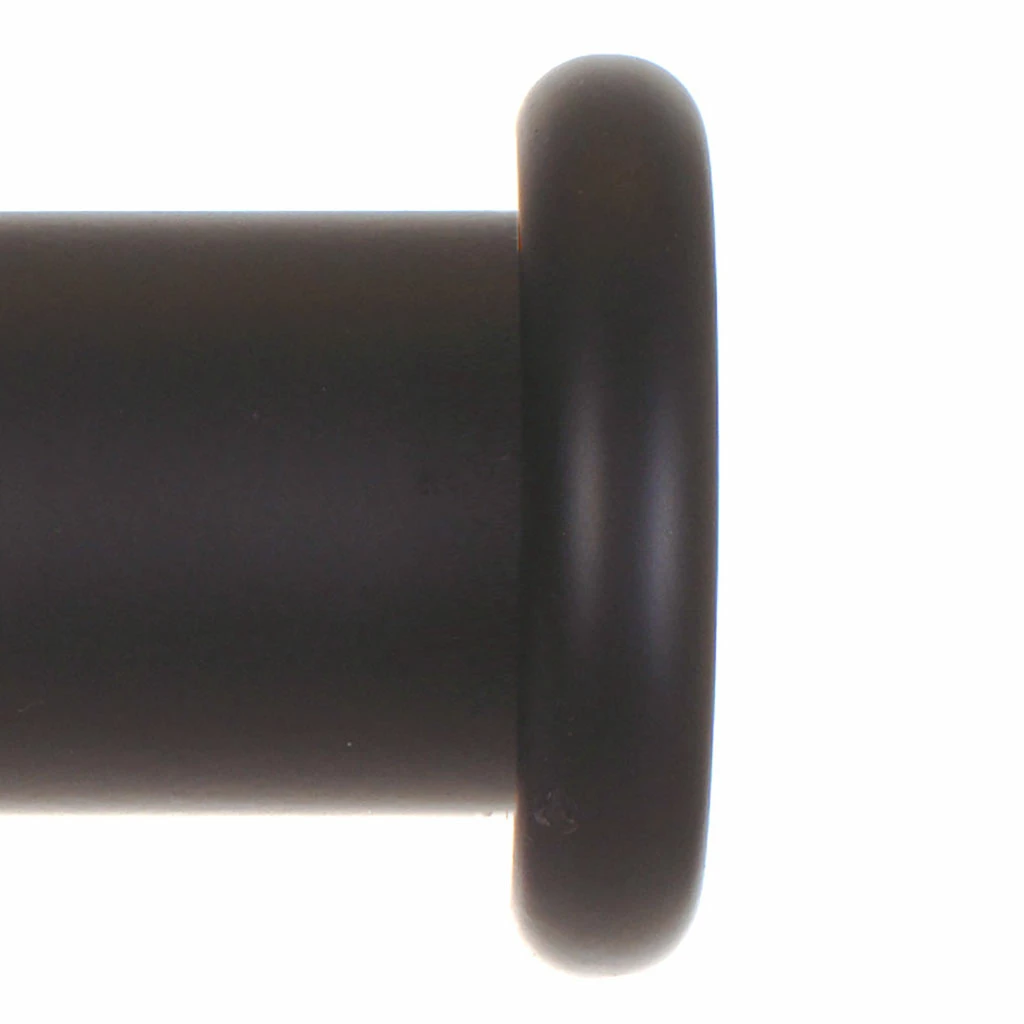 38mm Button Finial In Matt Black 3 38mm Button Finial In Matt Black