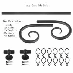 1m 16mm Crook Pack In Beeswax 10 1m 16mm Crook Pack In Beeswax -Jim Lawrence Sales 801bw 20