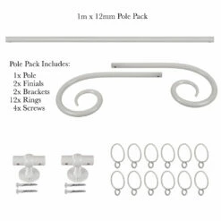 1m 12mm Crook Pack In Clay 10 1m 12mm Crook Pack In Clay -Jim Lawrence Sales 825cl 20