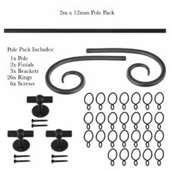 2m 12mm Crook Pack In Beeswax 10 2m 12mm Crook Pack In Beeswax -Jim Lawrence Sales 827bw 20