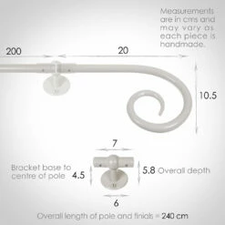 2m 12mm Crook Pack In Clay 8 2m 12mm Crook Pack In Clay -Jim Lawrence Sales 827cl 13