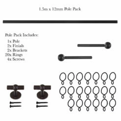1.5m 12mm Cannonball Pack In Beeswax 10 1.5m 12mm Cannonball Pack In Beeswax -Jim Lawrence Sales 830bw 20