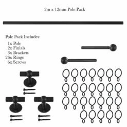 2m 12mm Cannonball Pack In Beeswax 10 2m 12mm Cannonball Pack In Beeswax -Jim Lawrence Sales 831bw 20