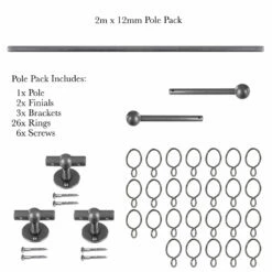 2m 12mm Cannonball Pack In Polished 10 2m 12mm Cannonball Pack In Polished -Jim Lawrence Sales 831po 20