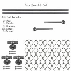 3m 12mm Cannonball Pack In Polished 10 3m 12mm Cannonball Pack In Polished -Jim Lawrence Sales 832po 20