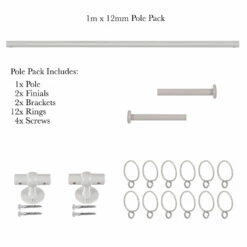 1m 12mm Button Pack In Clay 10 1m 12mm Button Pack In Clay -Jim Lawrence Sales 834cl 20