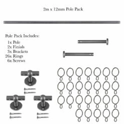 2m 12mm Button Pack In Polished 9 2m 12mm Button Pack In Polished -Jim Lawrence Sales 842po 20